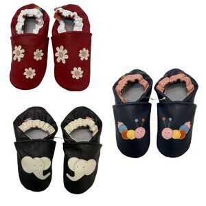 Carozoo Soft Sole Leather Baby Shoes 6-7 Years Multiple Styles
